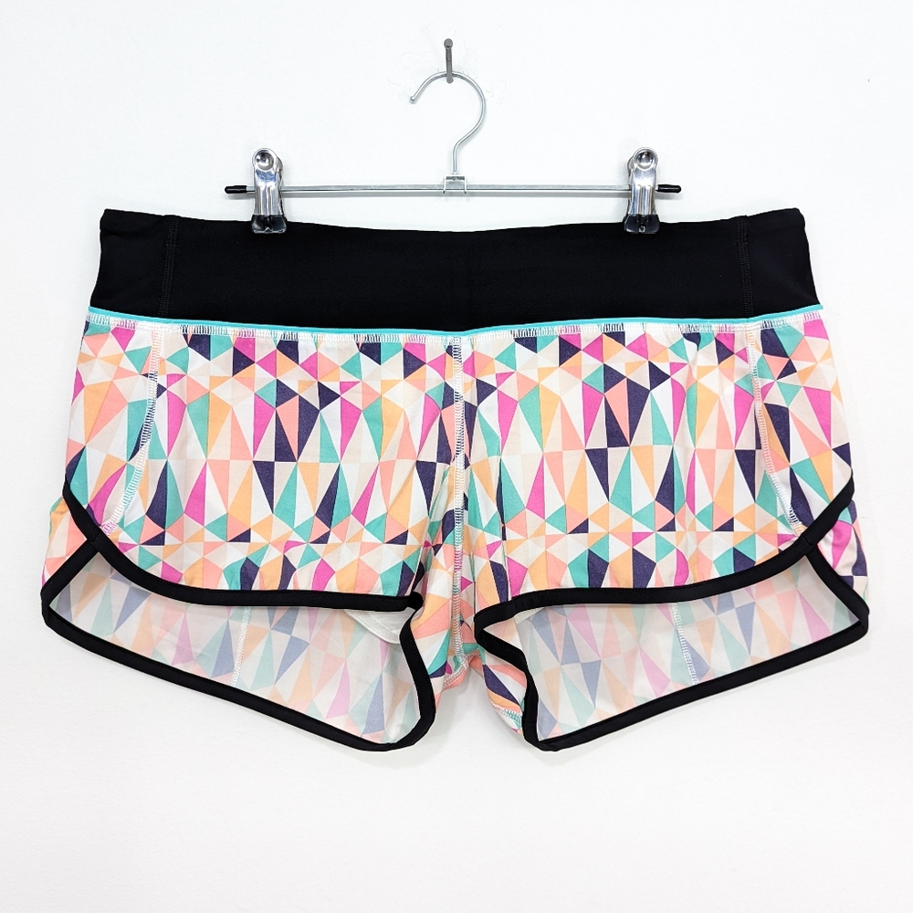 🦄 RARE Lululemon Speed Short Pow Pink Light Menthol Stained Glass Love